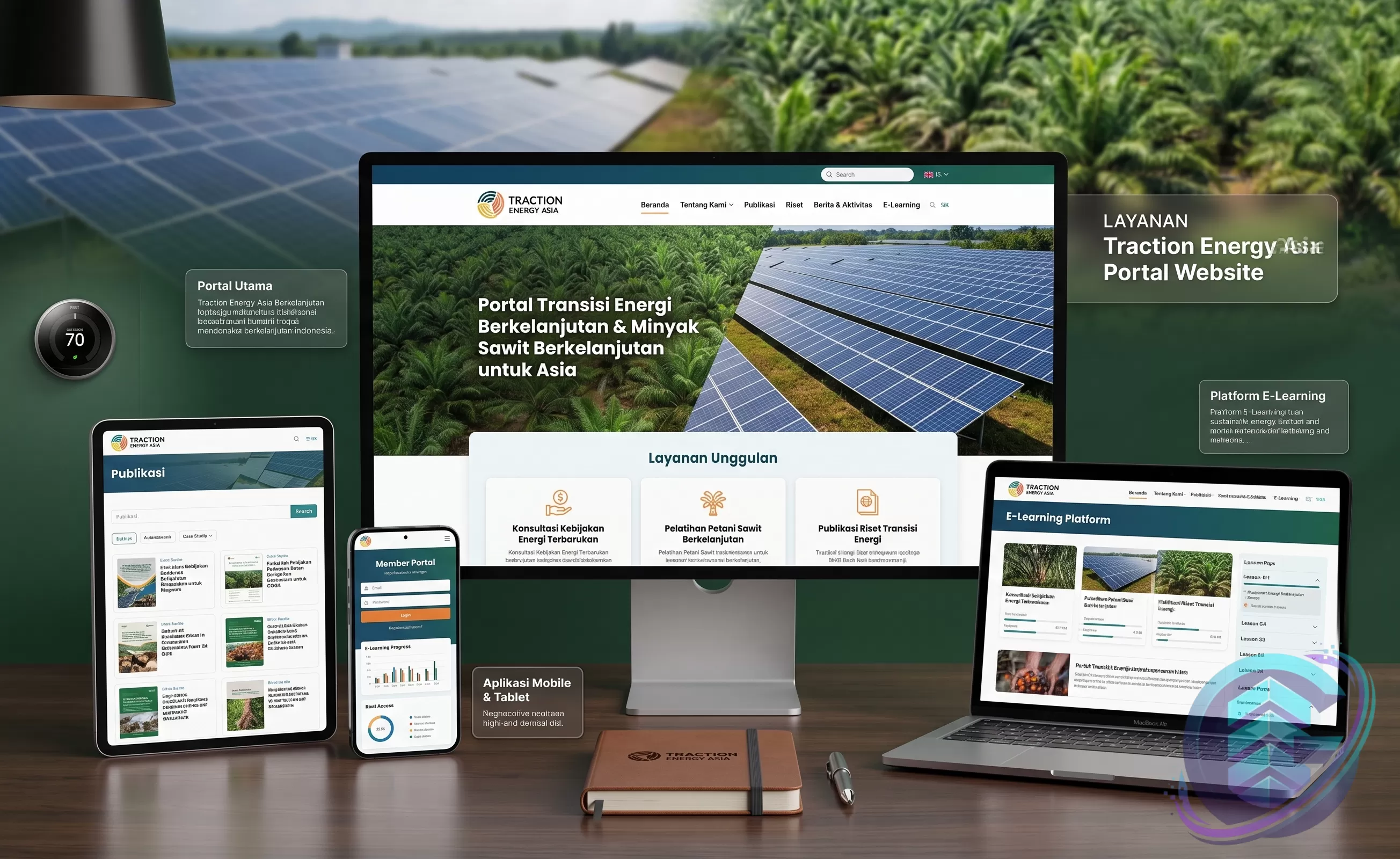 Traction Energy Asia Portal Website