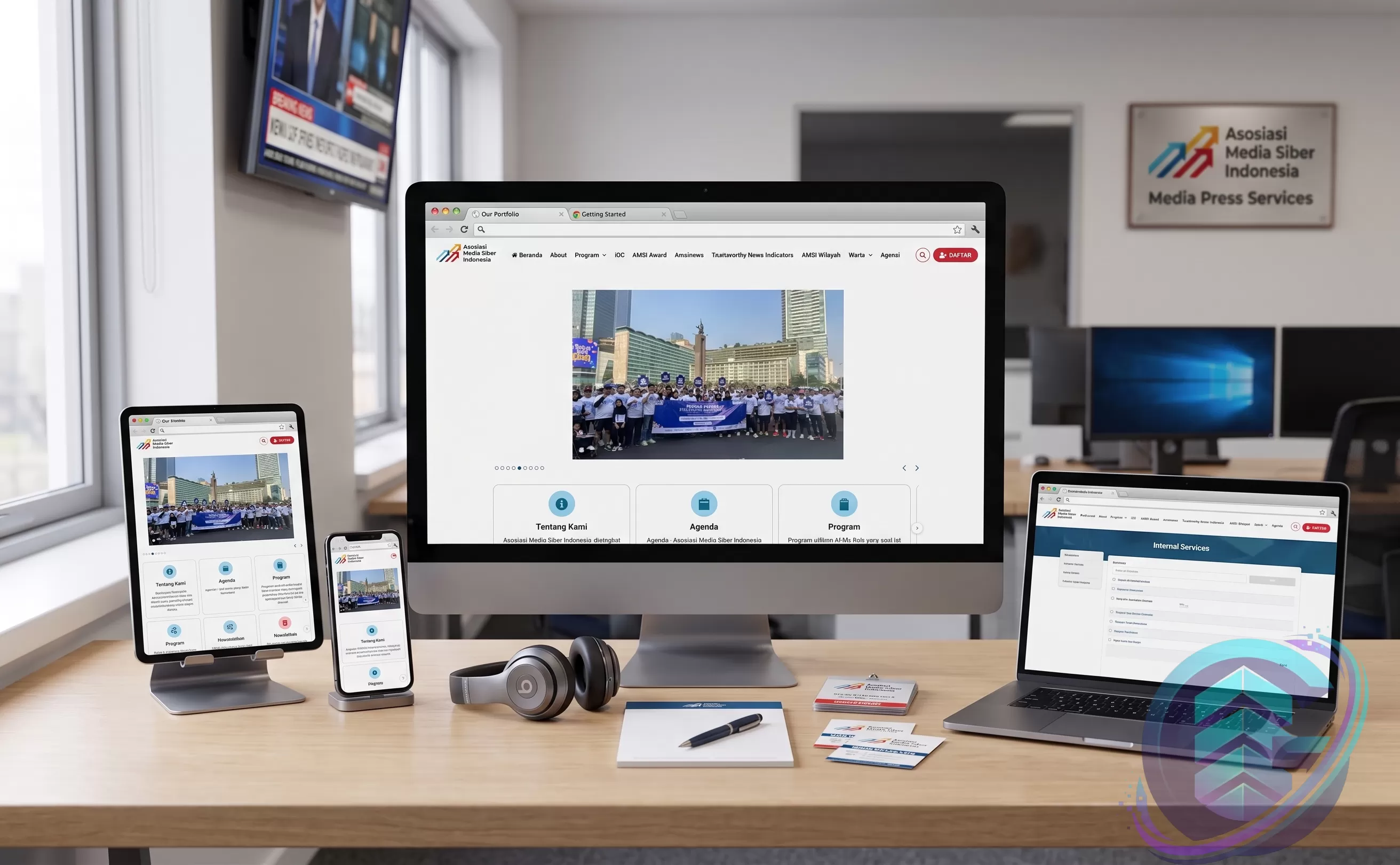 Website Asosiasi Media Siber Indonesia